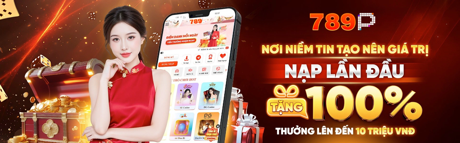 Không gian Bắn cá, Nổ hũ và Game bài tại 789P